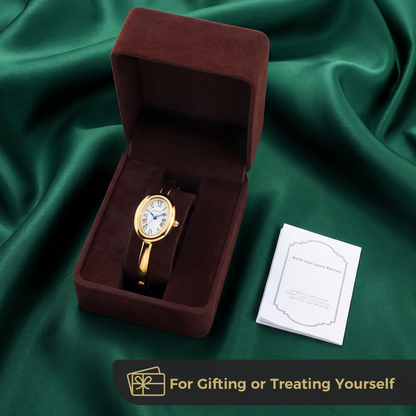 women's gloss gold watch